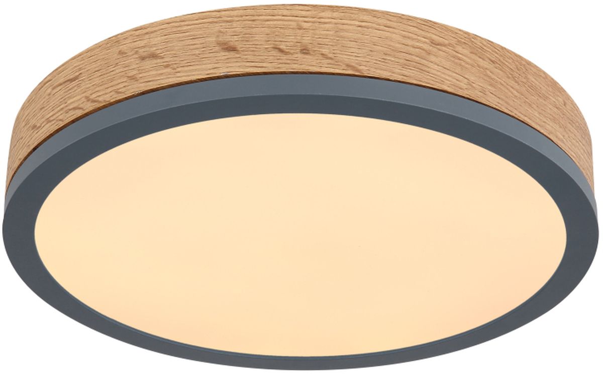 Globo Lighting Doro mennyezet 1x12 W fehér-fa-grafit 416080WD1R