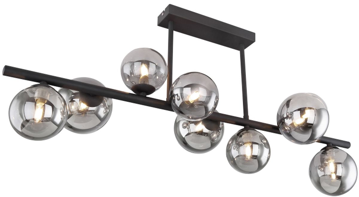 Globo Lighting Riha mennyezeti lámpa x3.5 W fekete-füst színű 56133-9D