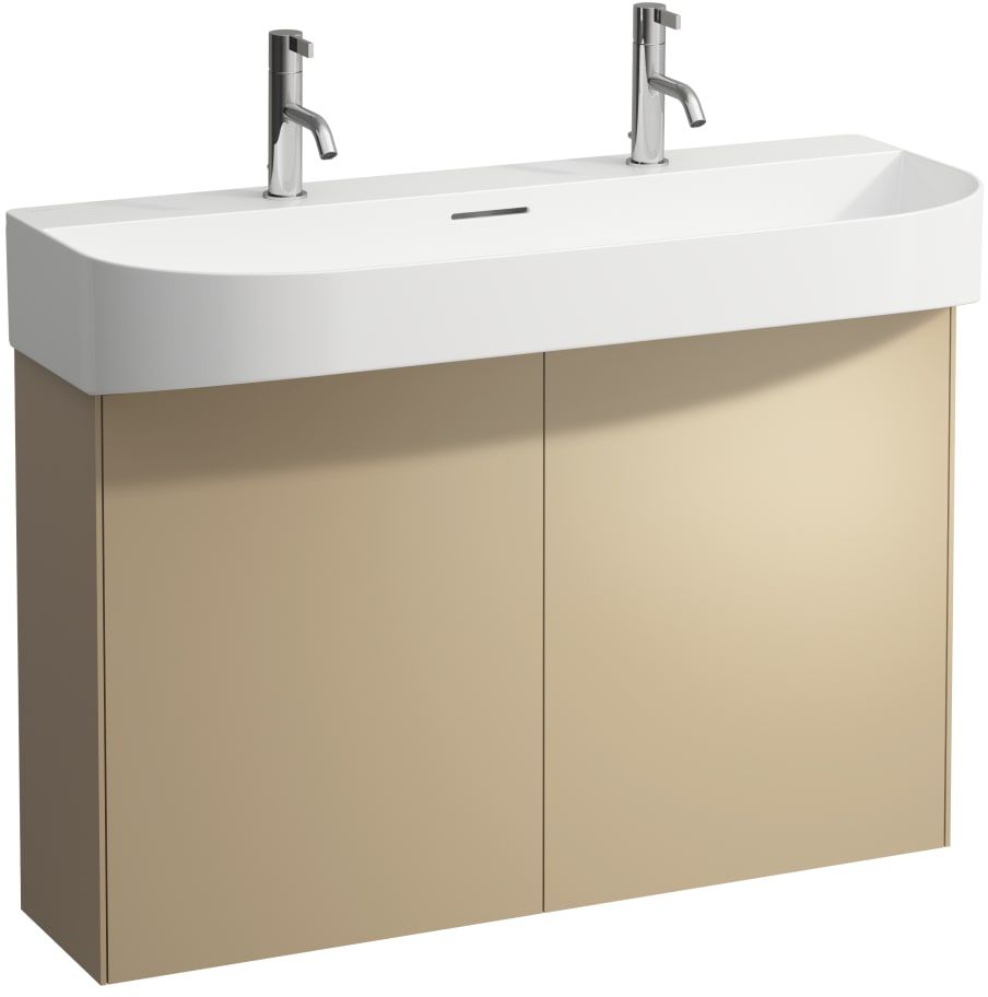 Laufen Sonar szekrény 97.4x24x60 cm Függesztett, mosdó alatti arany H4054840340401