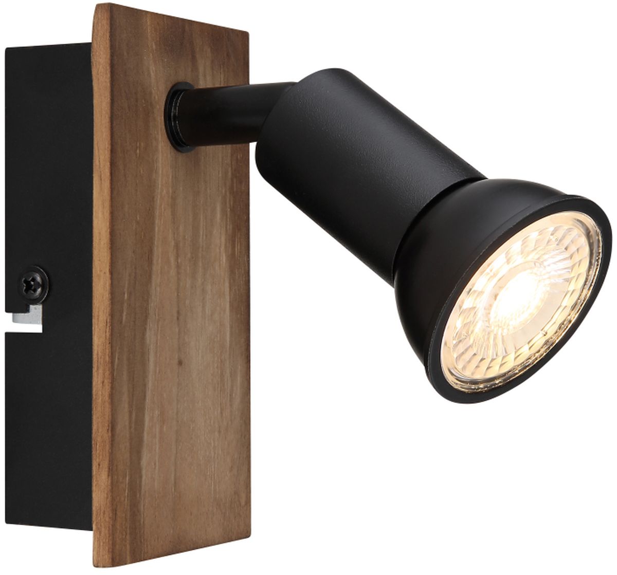 Globo Lighting Drew oldalfali lámpa 1x35 W fekete-fa 57998-1W