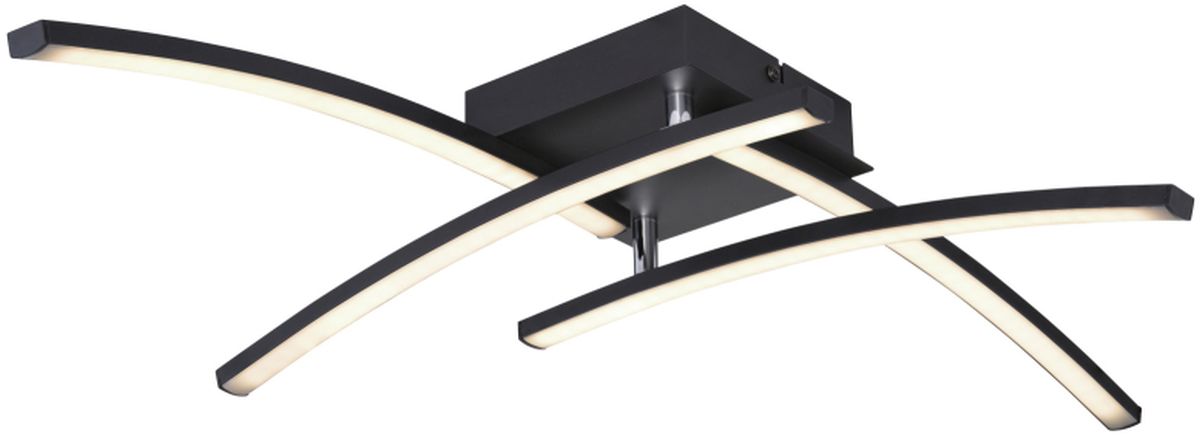 Globo Lighting Tansy I mennyezeti lámpa 1x24 W fekete-opál 67129-24