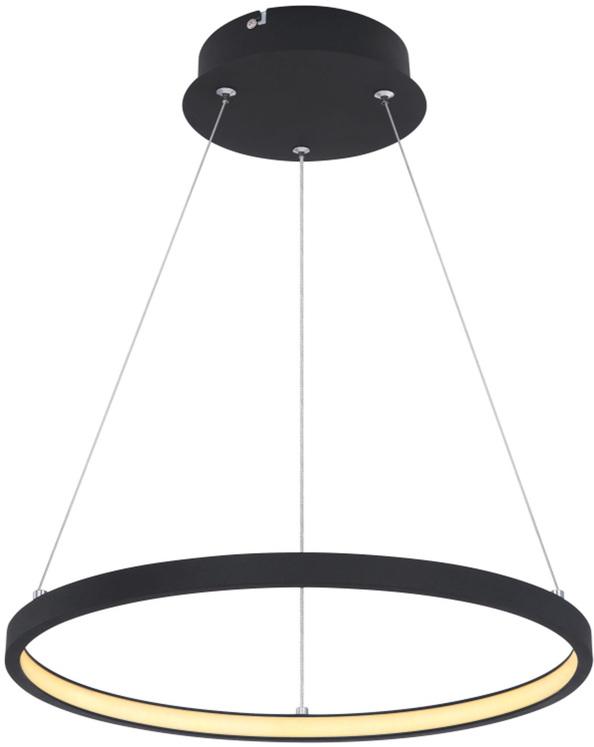 Globo Lighting Ralph függőlámpa 1x19 W fekete-opál 67192-19B