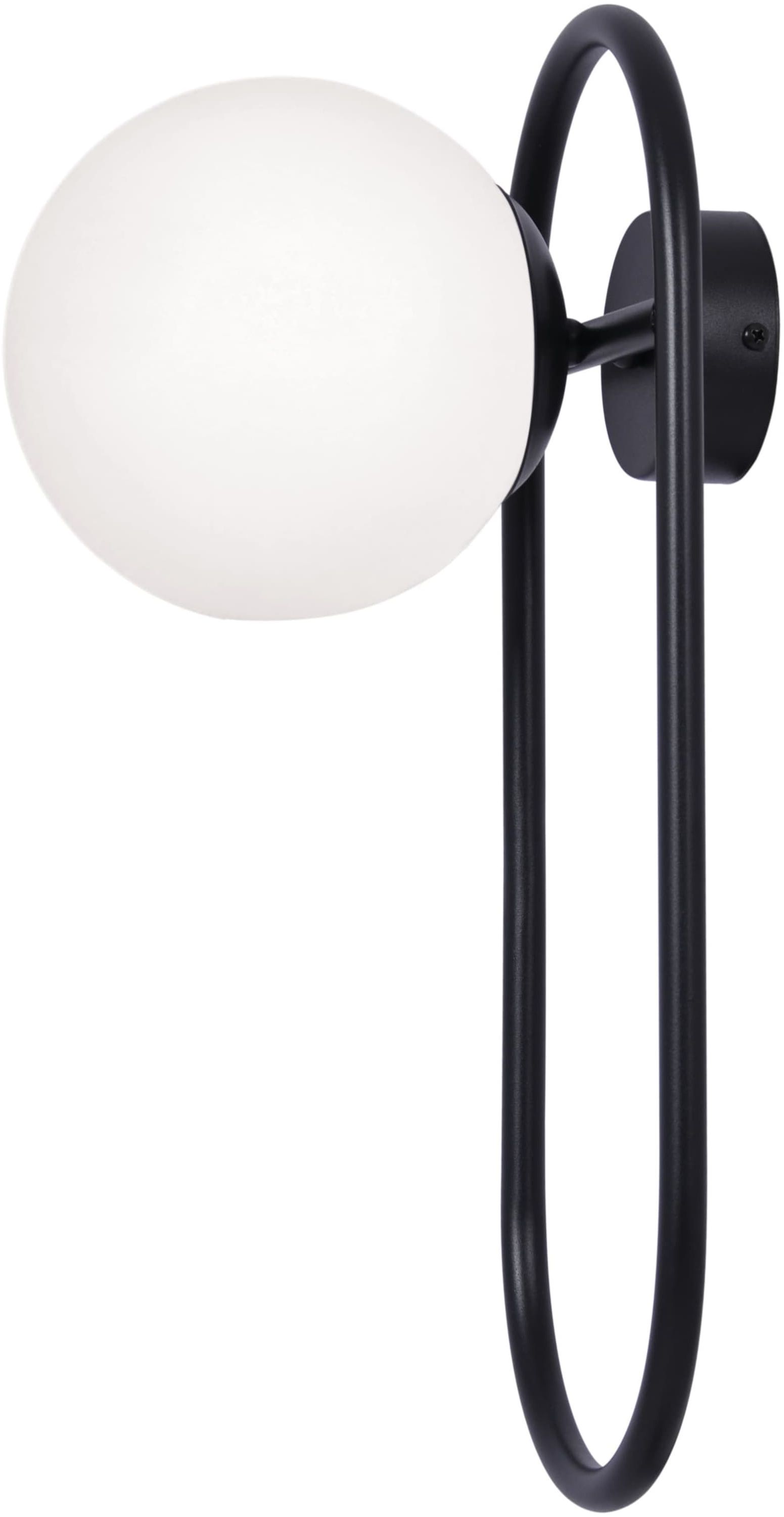 Kaja Finestra oldalfali lámpa 1x40 W fehér-fekete K-4964