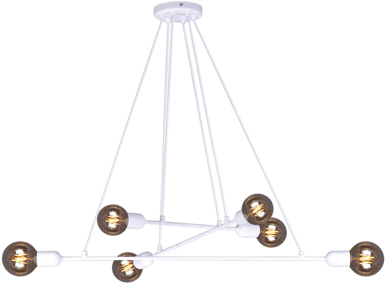 Kaja Sitya White függőlámpa 6x60 W fehér K-4391