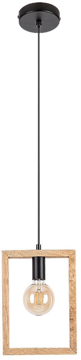 Rabalux Indigo függőlámpa 1x40 W fekete-fa 2292