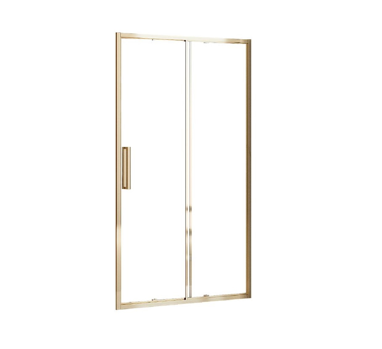 Rea Rapid Slide zuhanyajtók 100 cm tolható arany fényes/átlátszó üveg REA-K5611
