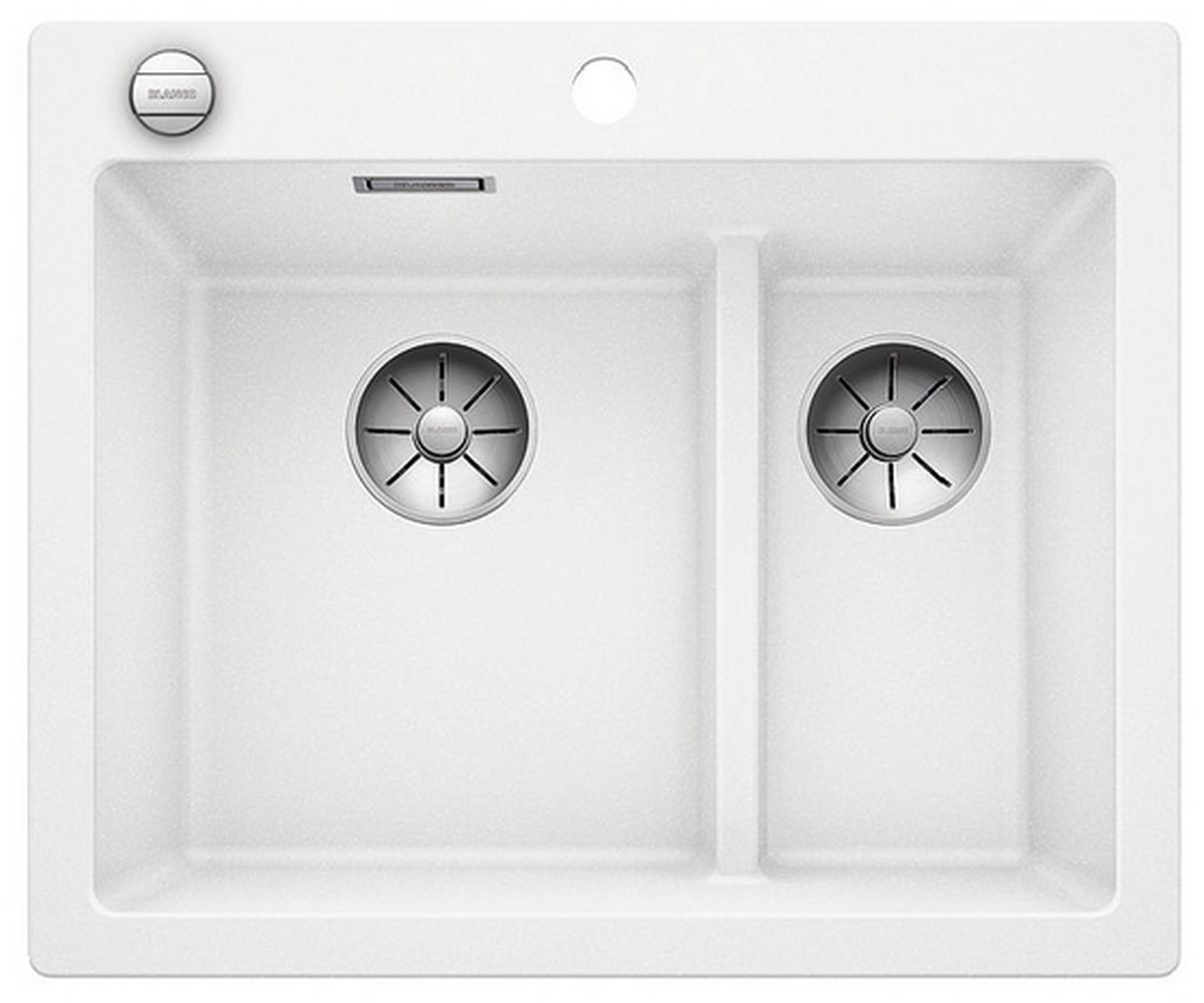 Blanco Pleon 6 Split gránit mosogató 61.5x51 cm fehér 523700