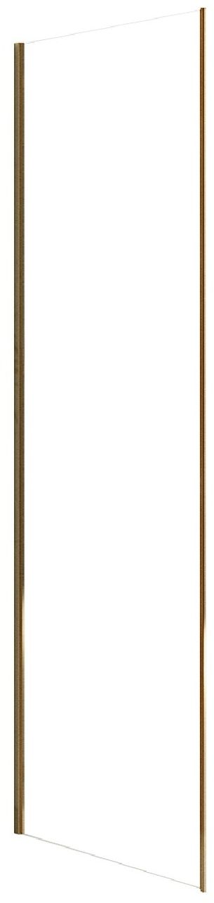 Rea Rapid zuhanyfal 90 cm arany fényes/átlátszó üveg REA-K5624
