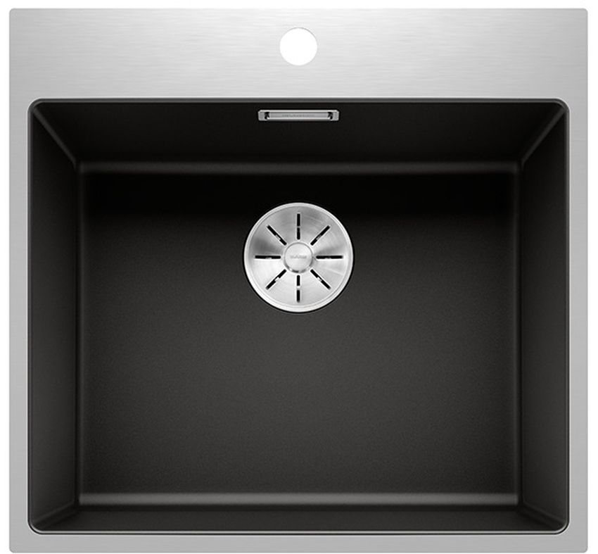 Blanco Supra 500-IF/A gránit mosogató 54.3x51 cm fekete 526000