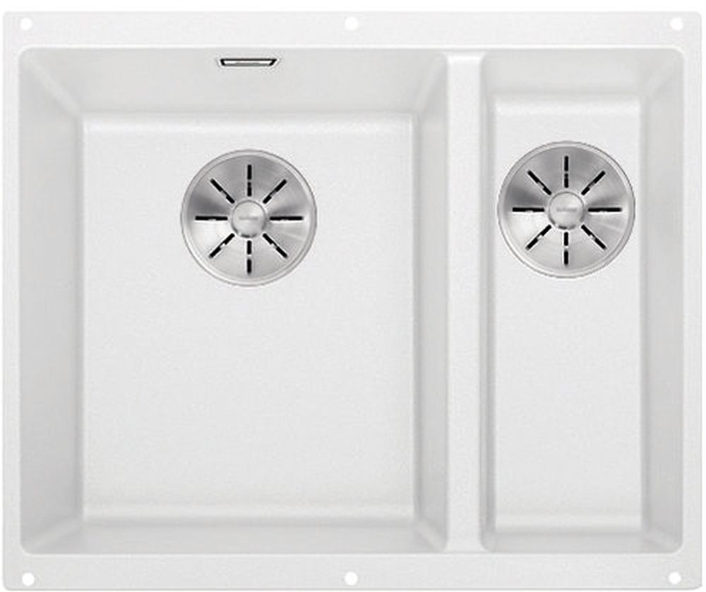 Blanco Subline 340/160-U gránit mosogató 55.5x46 cm fehér 523552