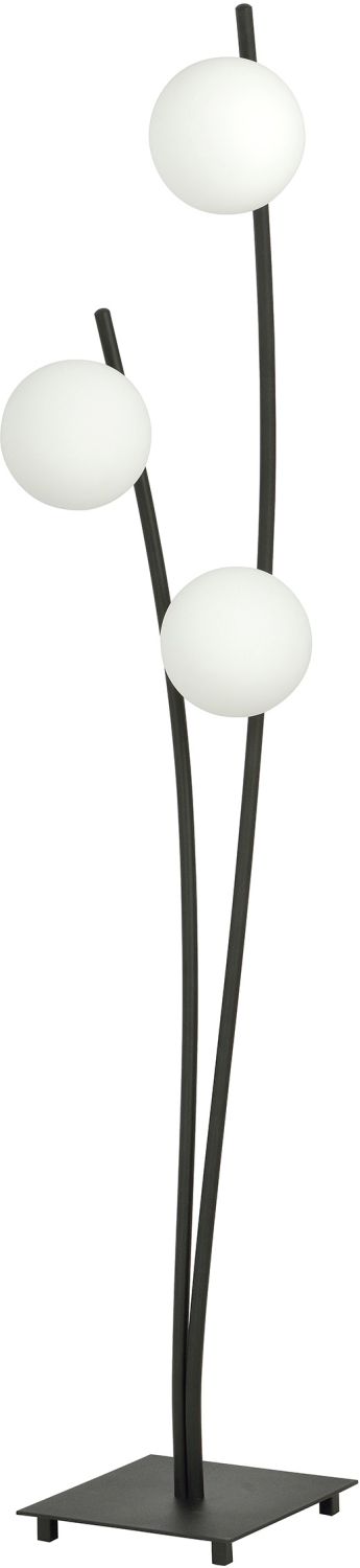 Emibig Hunter állólámpa 3x10 W fekete-opál 1102/LP3