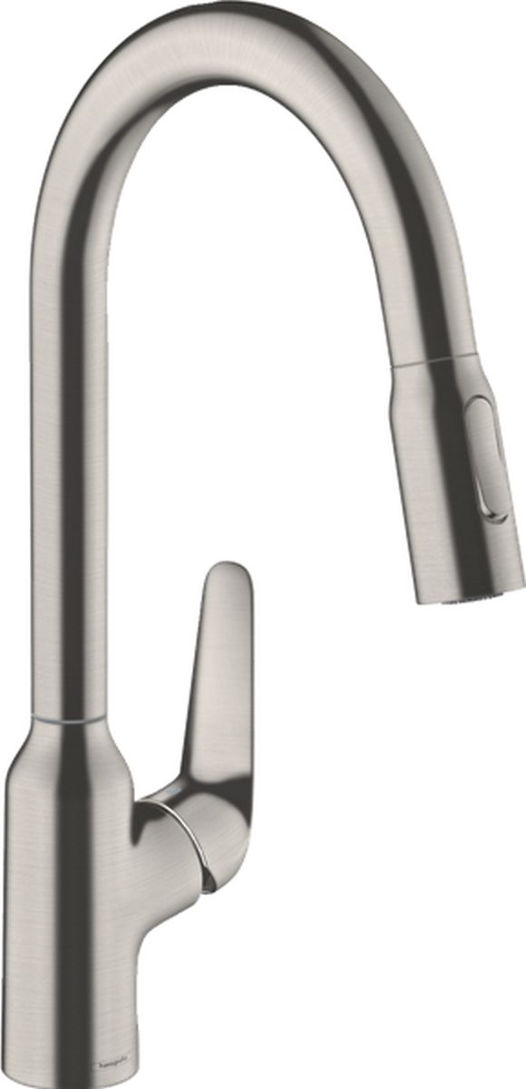 Hansgrohe Focus M42 konyhai csaptelep álló rozsdamentes acél 71820800