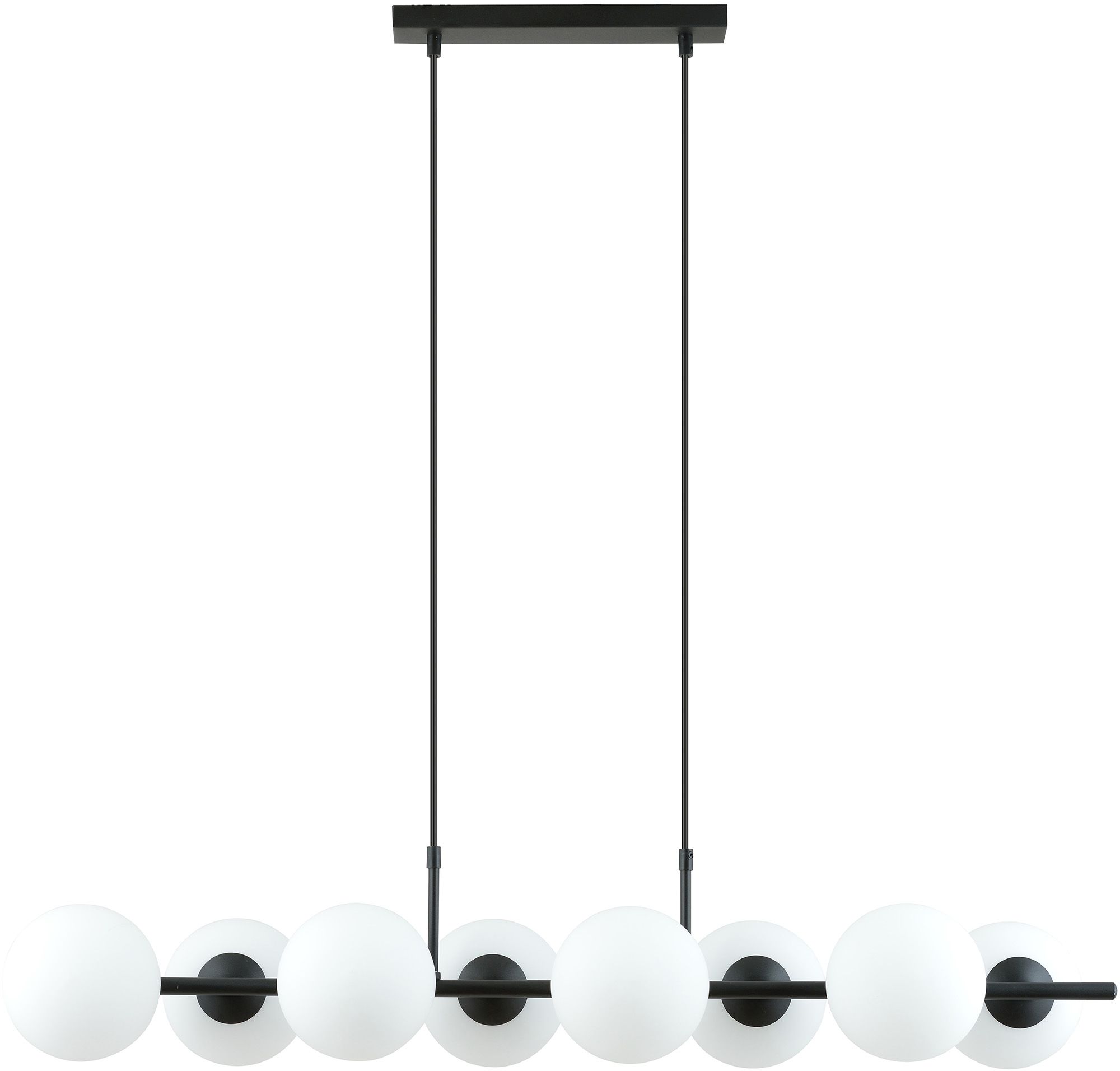 Emibig Rory függőlámpa x10 W fehér-fekete 1205/8