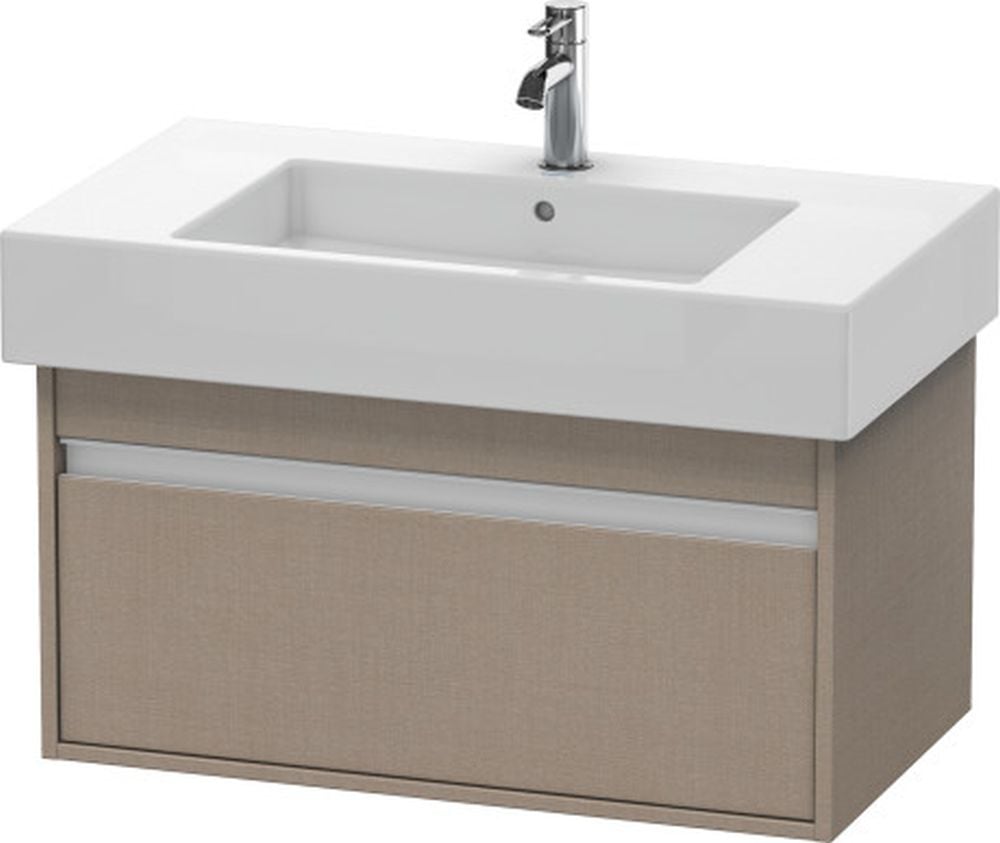 Duravit Ketho szekrény 80x45.5x41 cm Függesztett, mosdó alatti len KT669007575