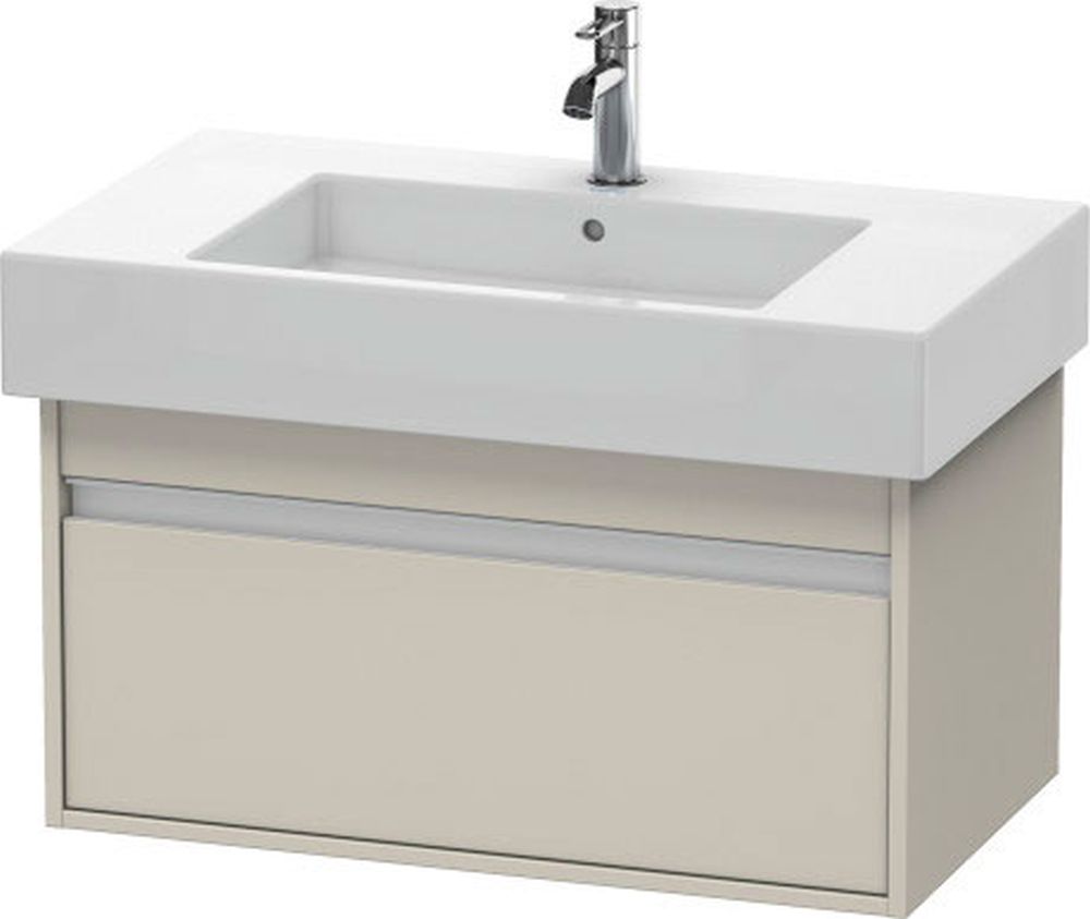Duravit Ketho szekrény 80x45.5x41 cm mosdókagyló alá akasztható szürke KT669009191
