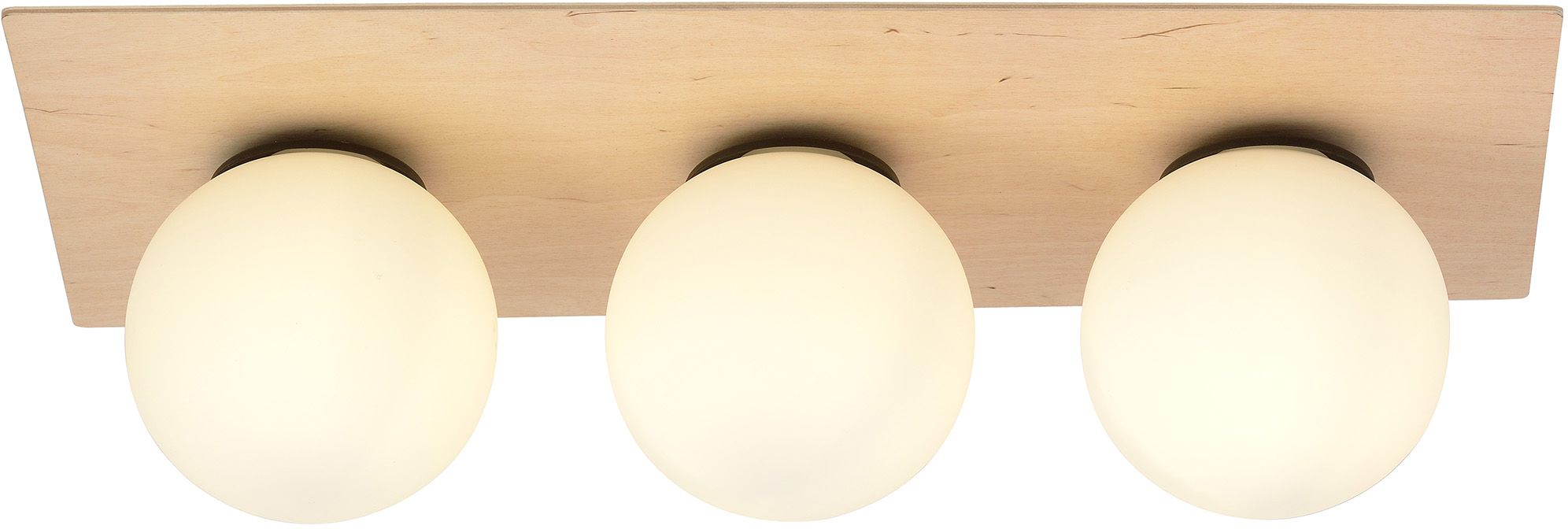 Emibig Kenzo mennyezeti lámpa 3x40 W fa -opál 1142/3
