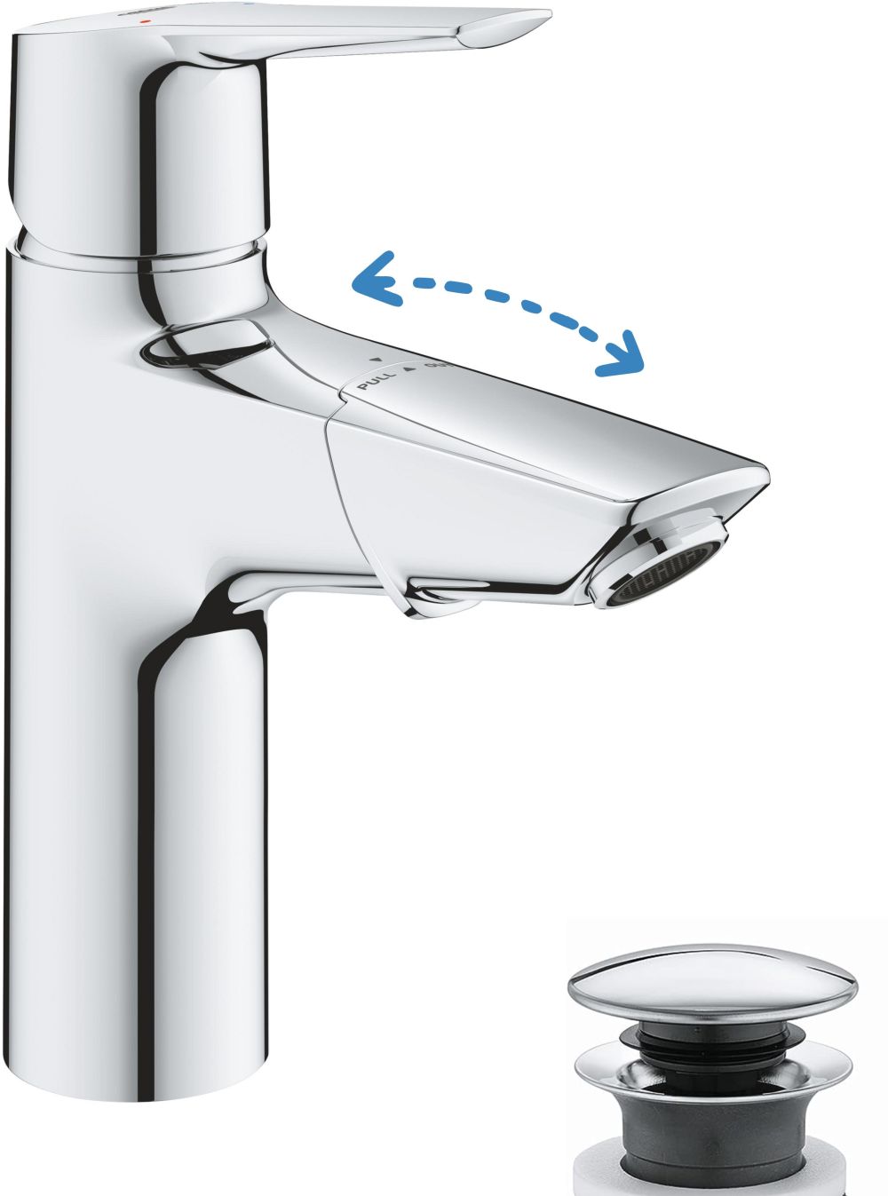 Grohe Start mosdócsaptelep álló StarLight Chrome 24205003