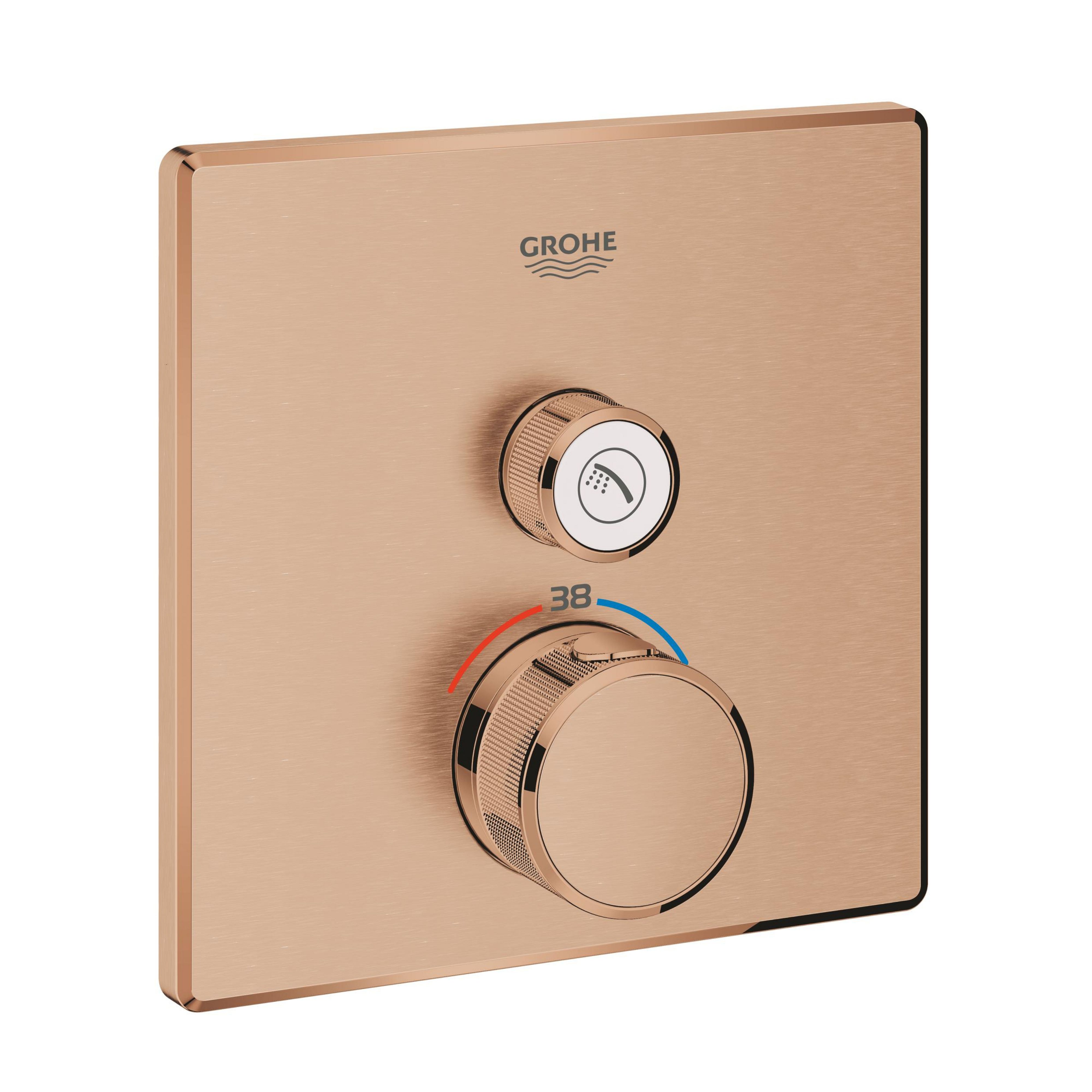 Grohe Grohtherm SmartControl zuhanycsaptelep süllyesztett z termosztáttal Brushed Warm Sunset 29123DL0
