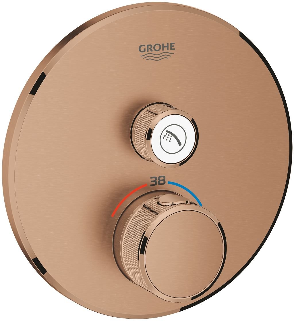 Grohe Grohtherm SmartControl zuhanycsaptelep süllyesztett igen Brushed Warm Sunset 29118DL0