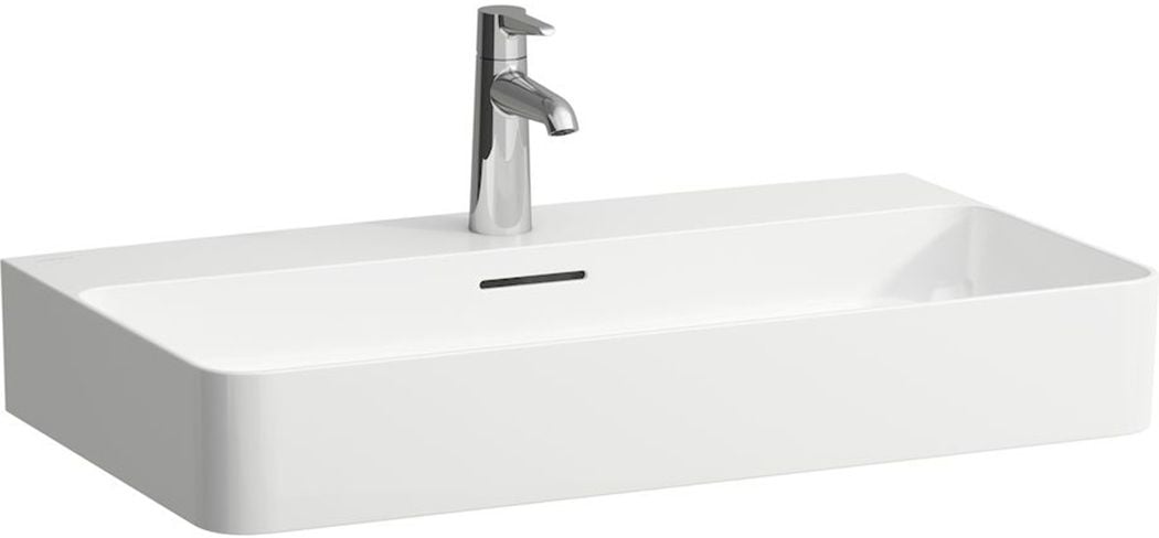 Laufen Val mosdótál 75x42 cm négyszögletes klasszikus fehér matt H8102857571041
