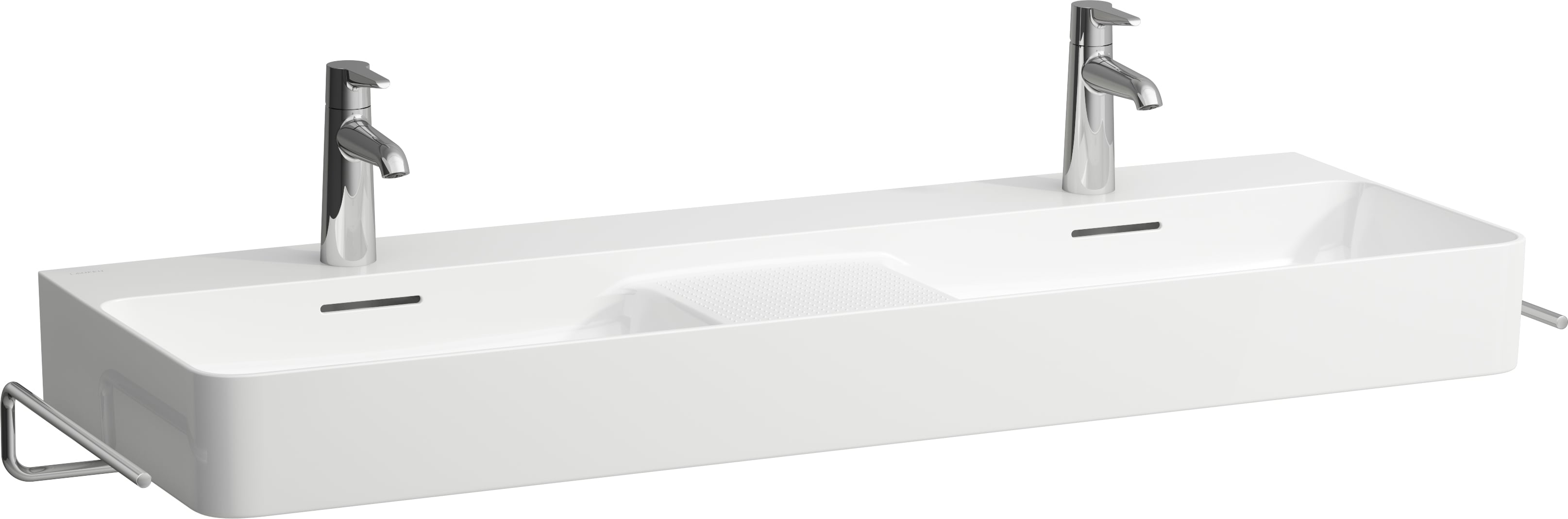 Laufen Val mosdótál 120x42 cm négyszögletes klasszikus fehér H8142824001041