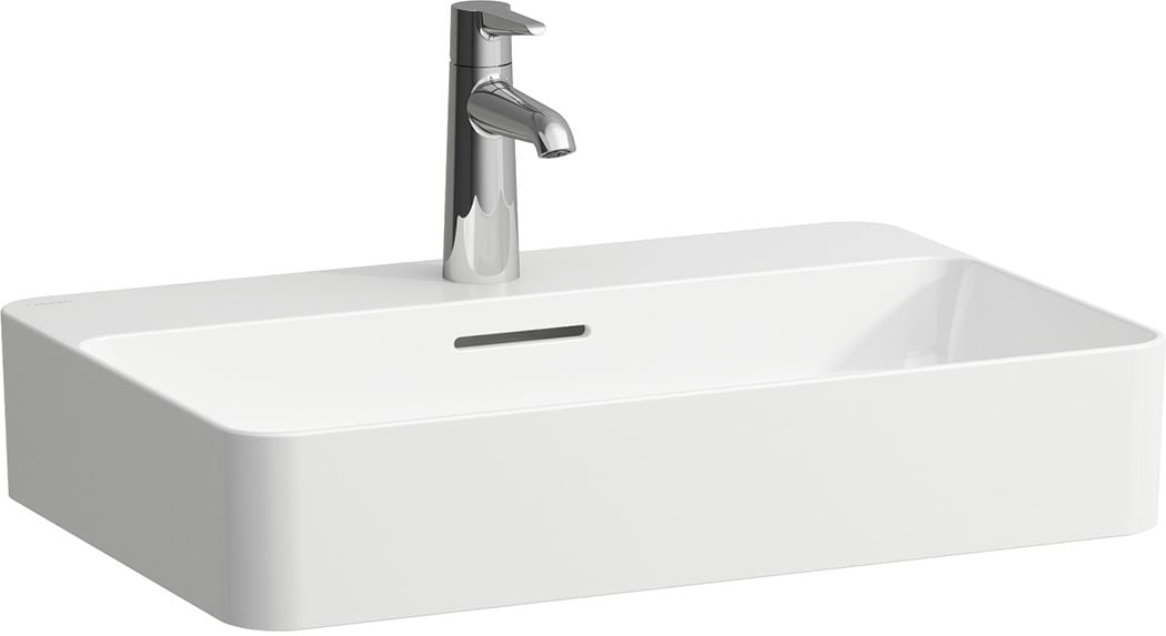 Laufen Val mosdótál 60x40 cm négyszögletes mosdótálak fehér H8122850001041