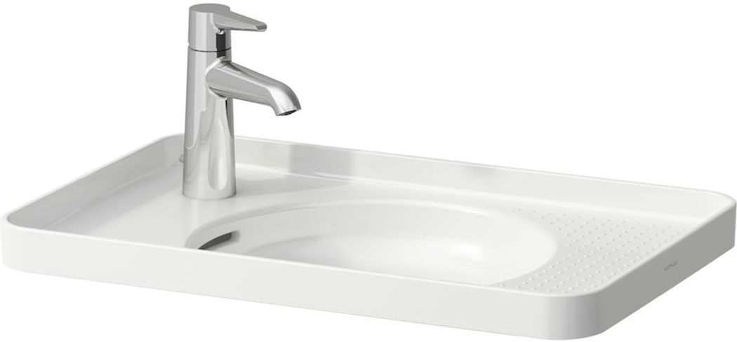 Laufen Val mosdótál 55x36 cm négyszögletes süllyesztett fehér fényes H8172810001051