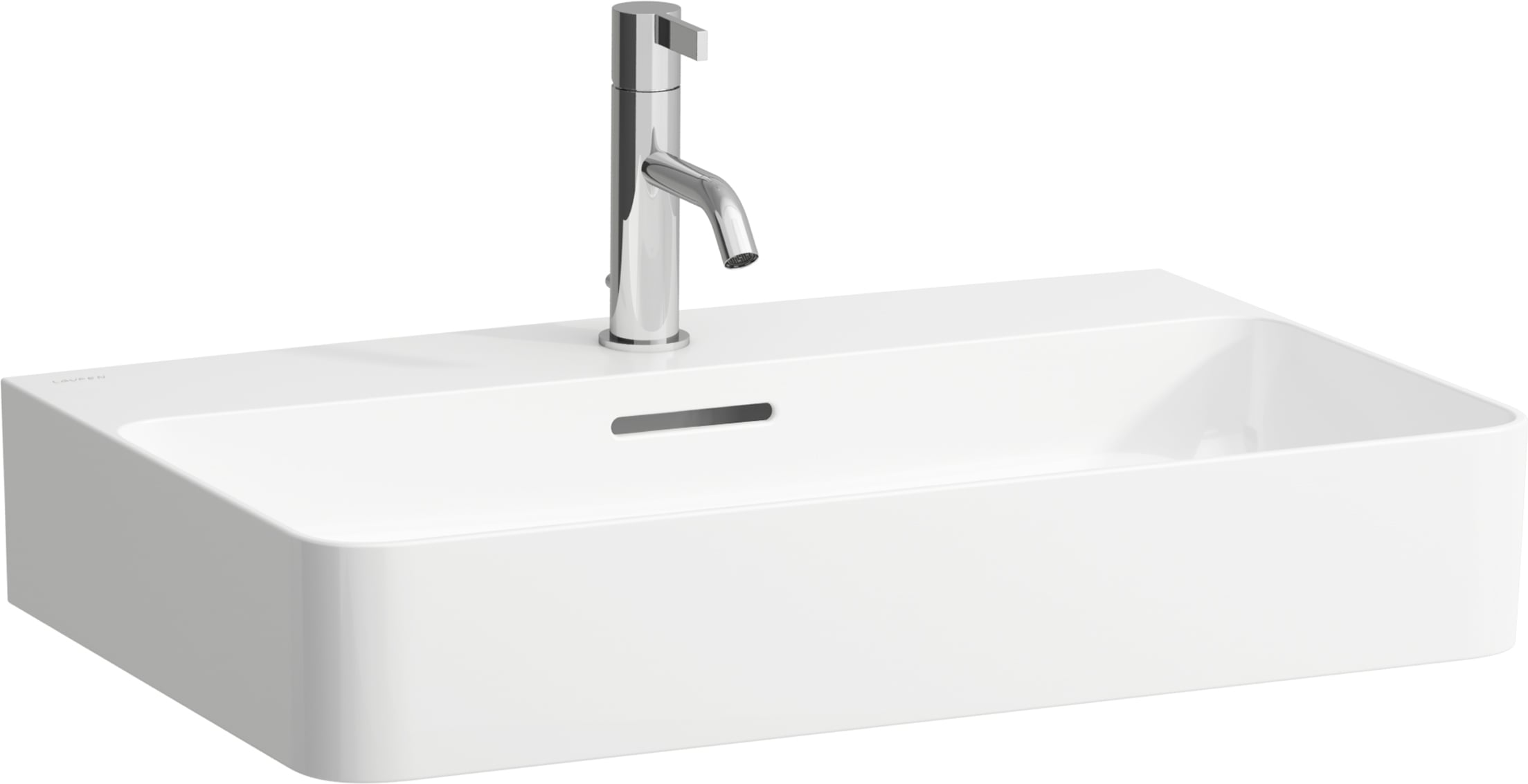 Laufen Val mosdótál 65x42 cm négyszögletes klasszikus fehér fényes H8102844001041
