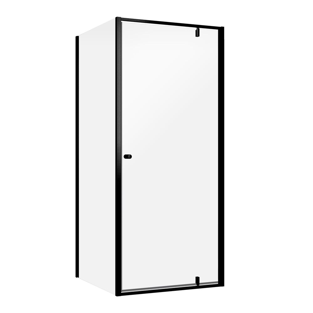 Sealskin Contour zuhanykabin 90x90 cm négyzet fekete matt/átlátszó üveg CD180906195100