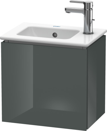 Duravit L-Cube szekrény 42x29.4x40 cm mosdókagyló alá akasztható szürke LC6272L8383