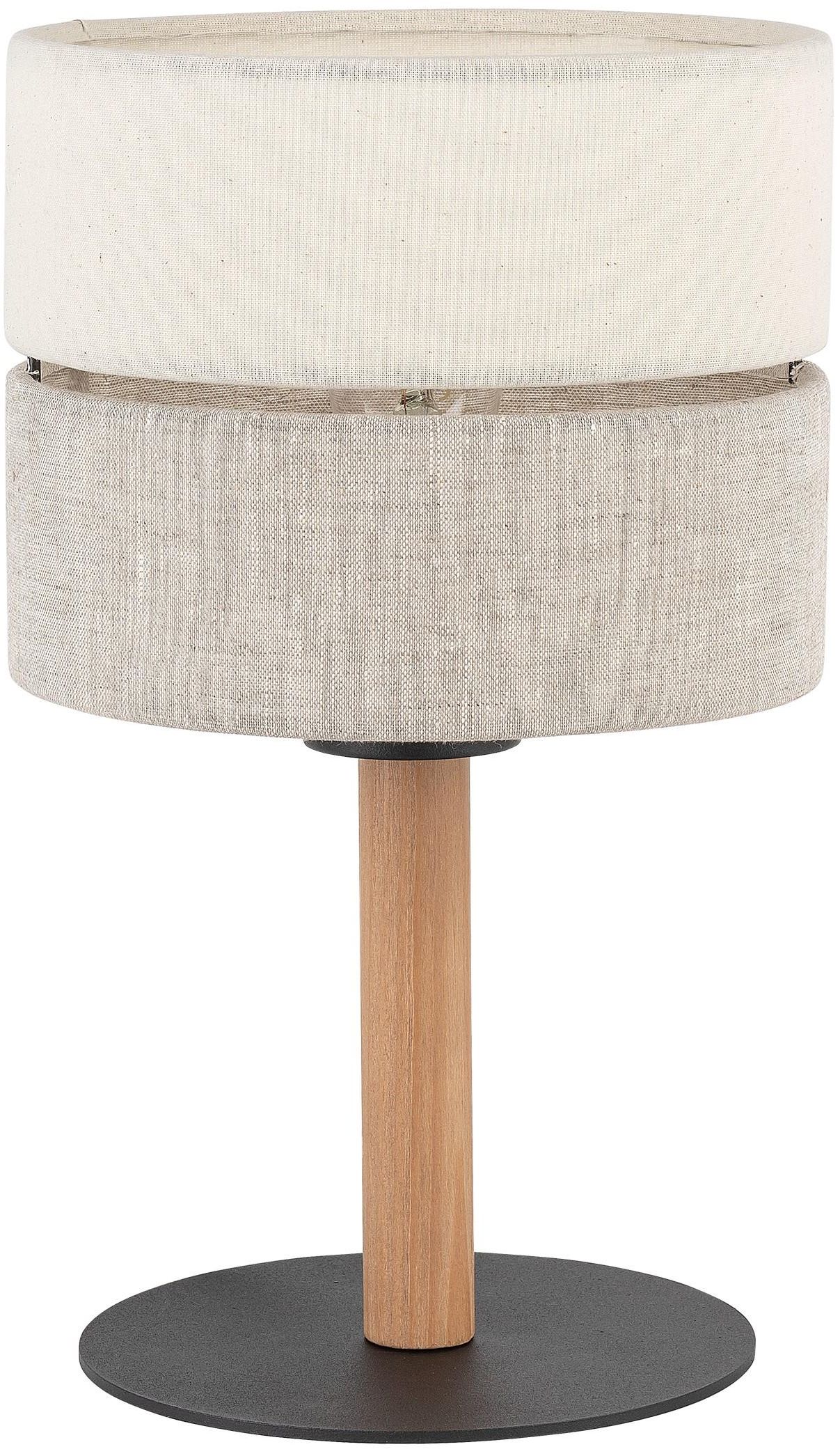 TK Lighting Eco asztali lámpa 1x15 W fekete-szürke-bézs 5596
