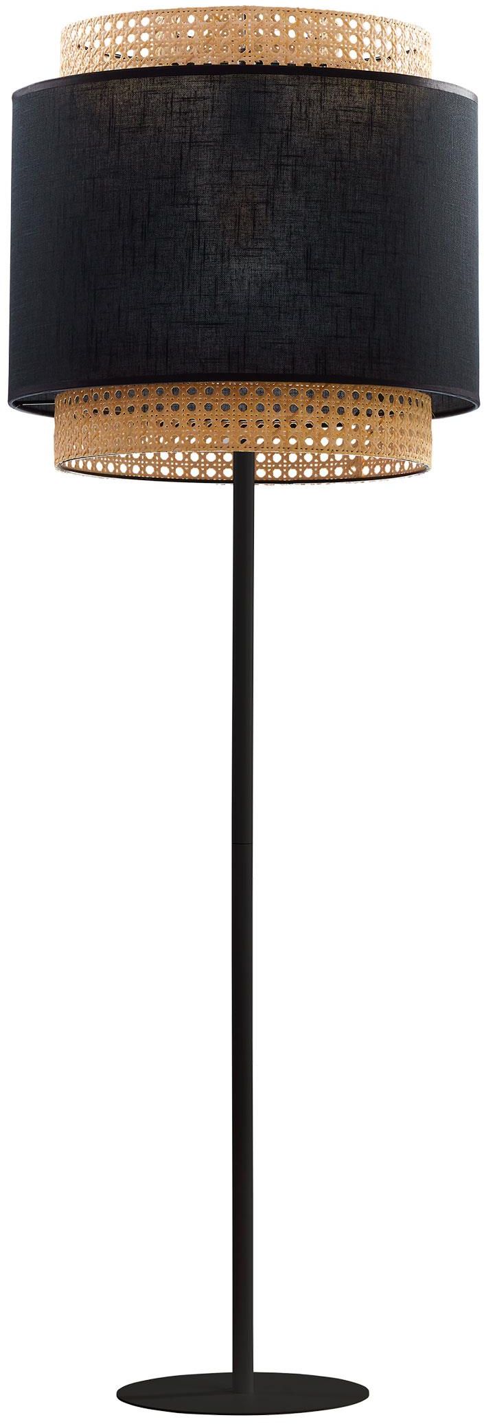 TK Lighting Boho Black állólámpa 1x15 W fekete-bézs 5568