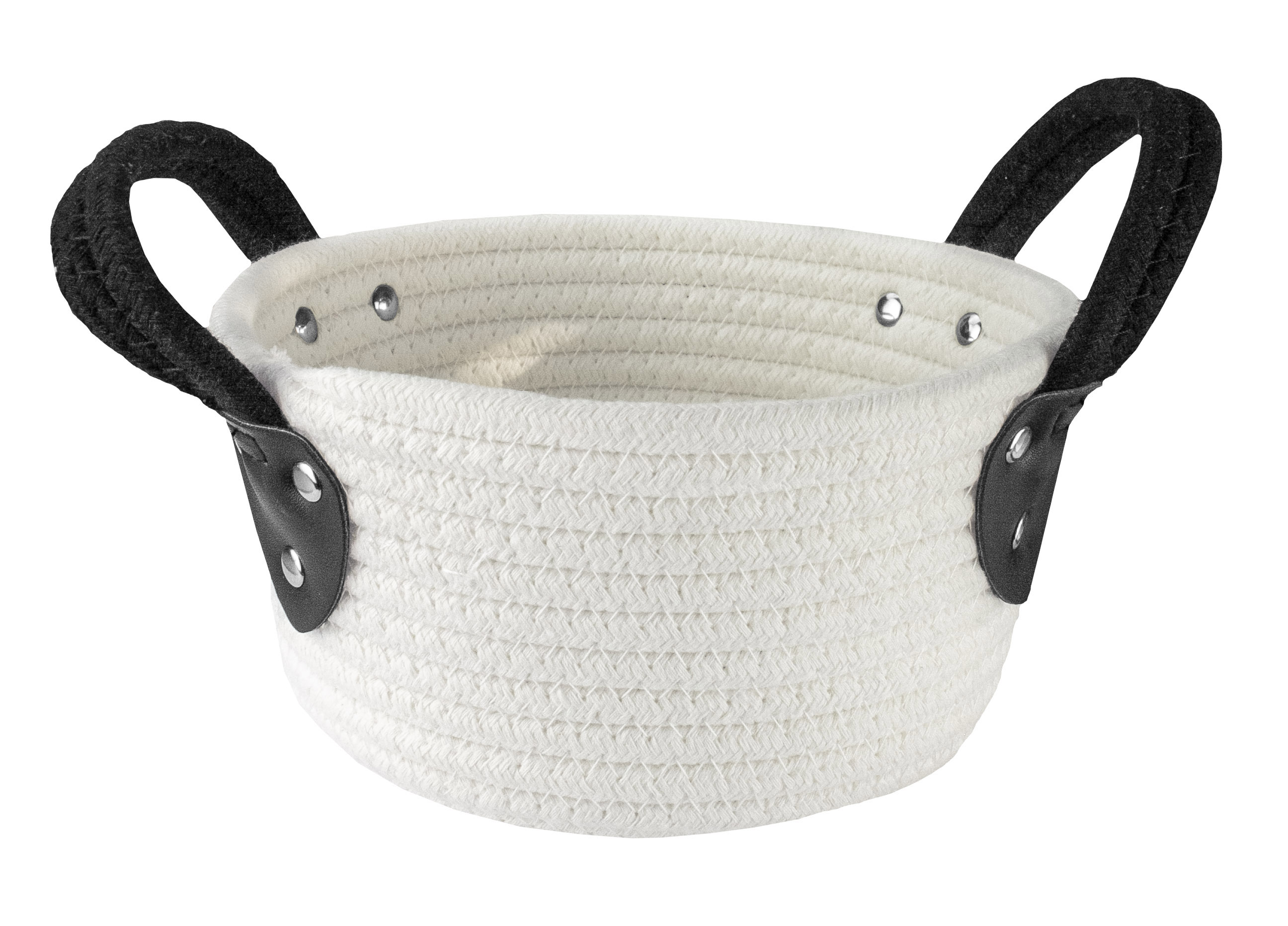 Kleine Wolke Patch fürdőszoba kosár fehér-fekete 8649926059