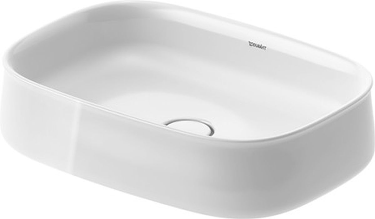 Duravit Zencha mosdótál 55x39 cm ovális mosdótálak fehér 23735500791