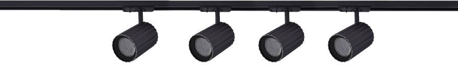 Light Prestige Tokio sínrendszer 4x40 W fekete LP-787SET1FBK