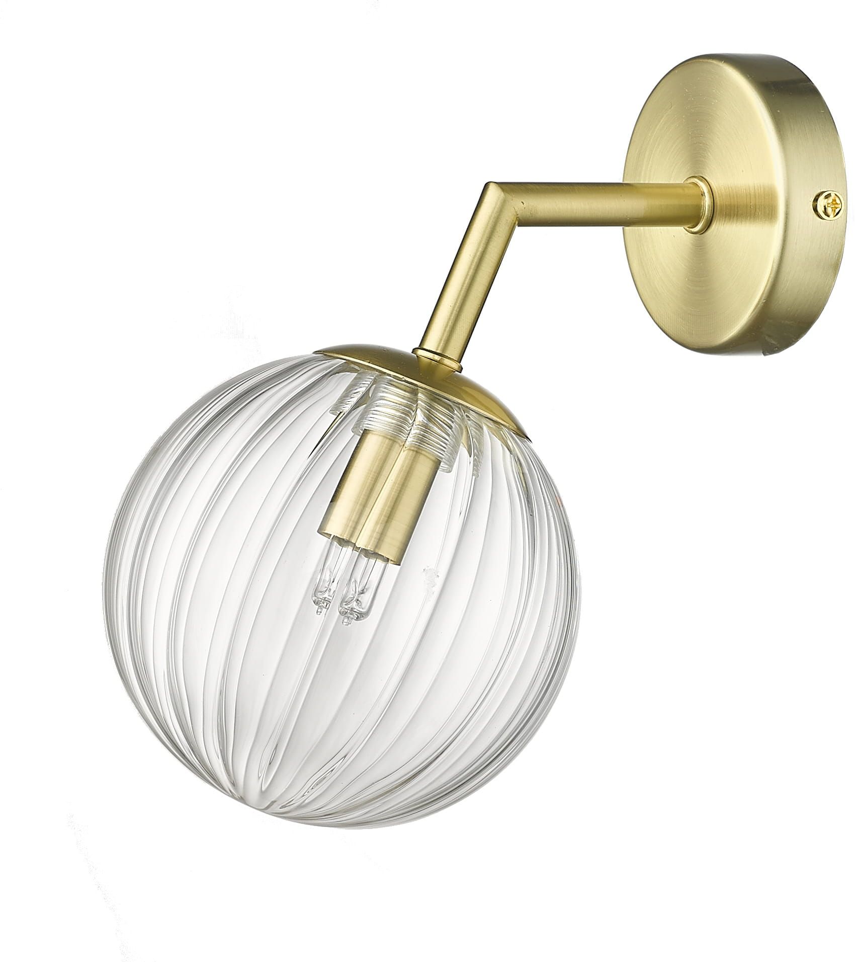 Light Prestige Arette oldalfali lámpa 1x40 W átlátszó-arany LP-133/1W