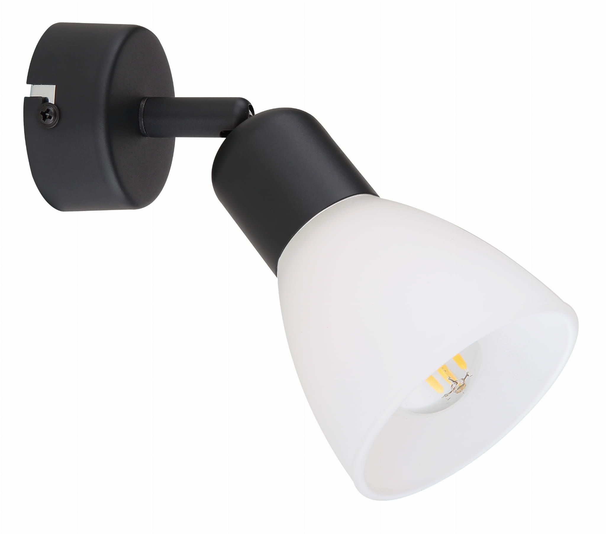 Light Prestige Malta oldalfali lámpa 1x40 W fehér-fekete LP-877/1WBK