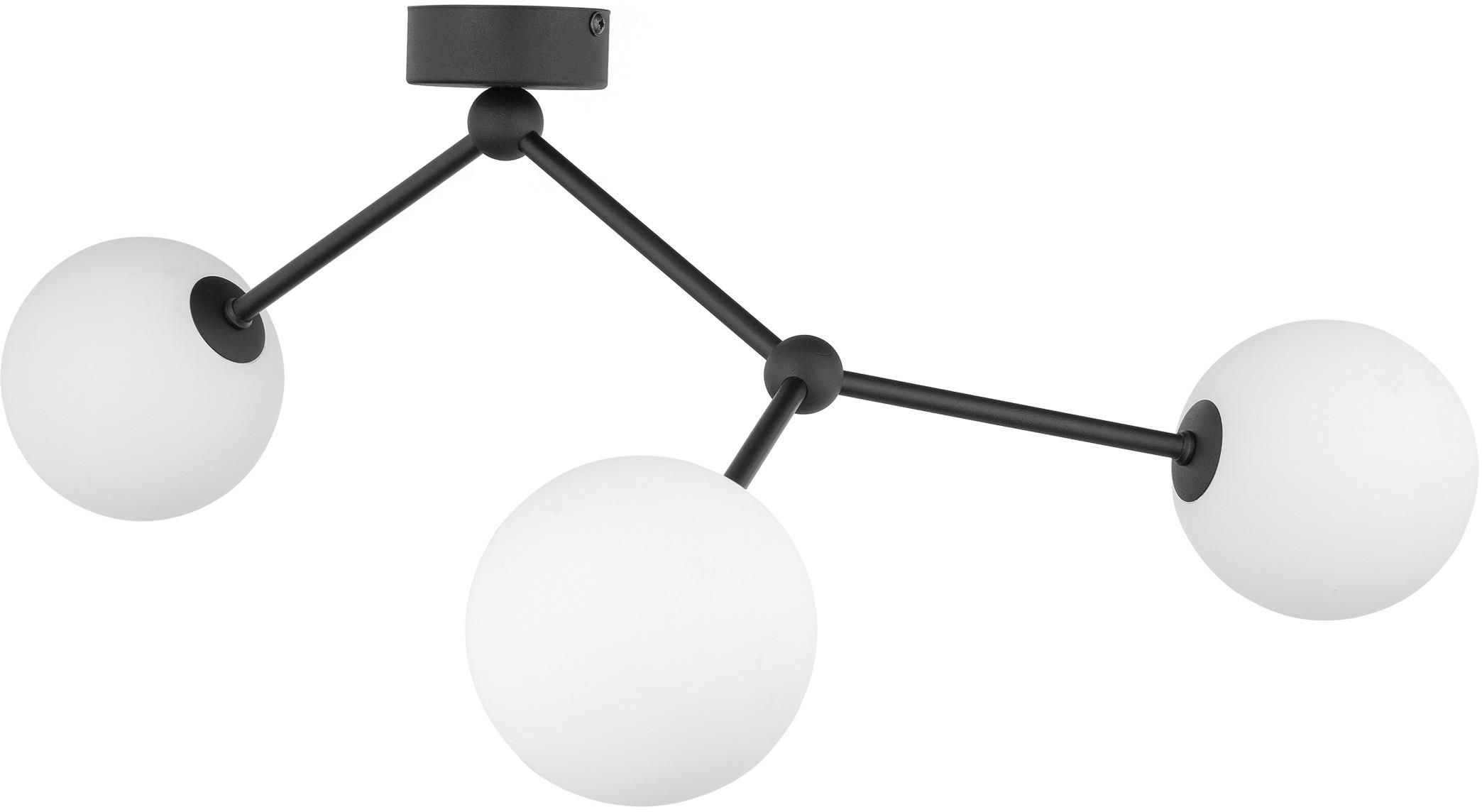 TK Lighting Fairy mennyezeti lámpa 3x6 W fehér-fekete 4854