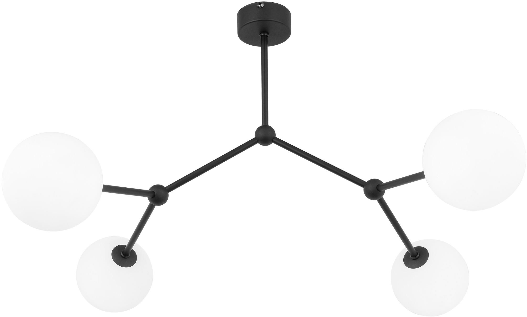TK Lighting Fairy mennyezeti lámpa 4x6 W fehér-fekete 4855