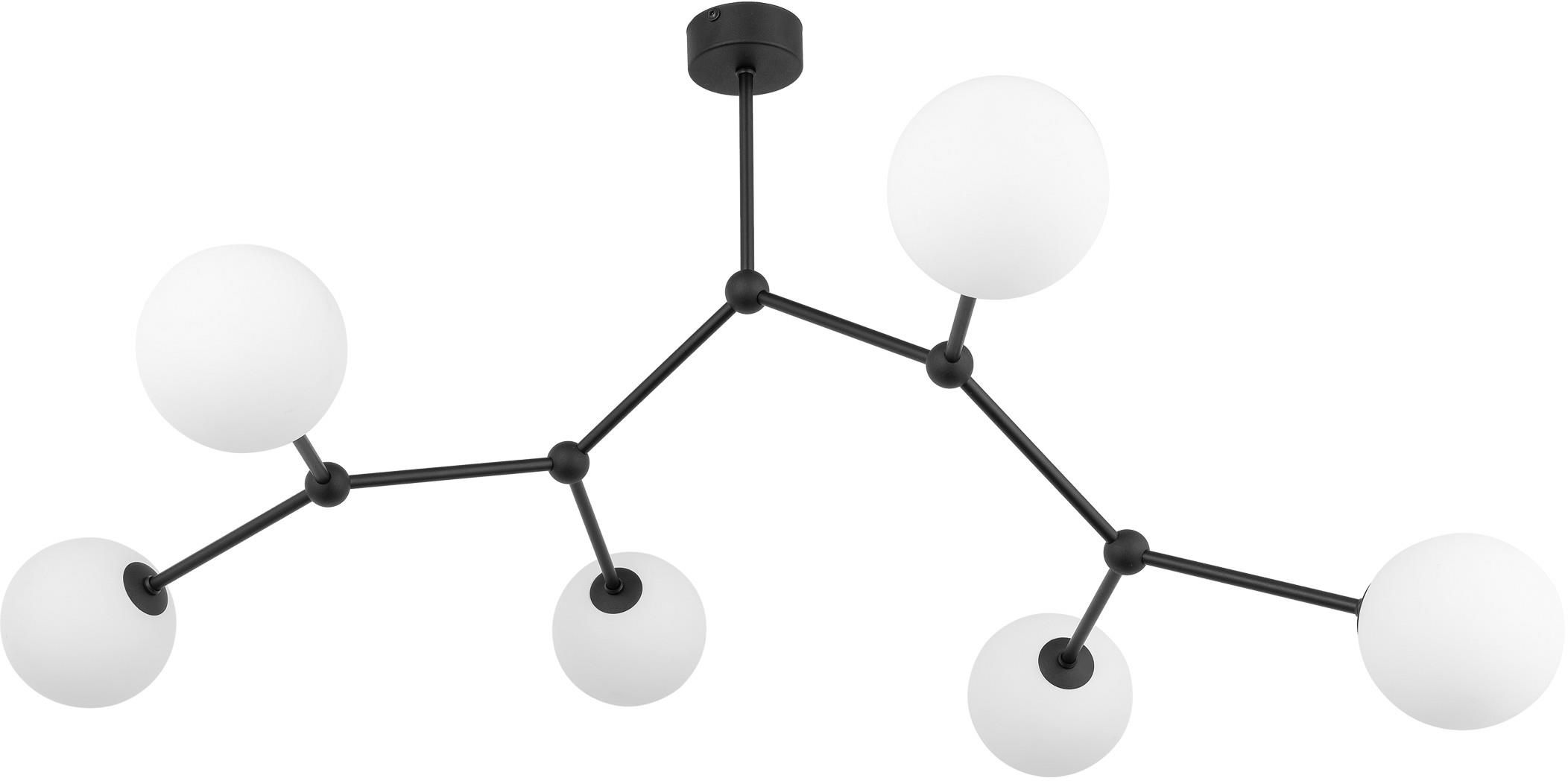 TK Lighting Fairy mennyezeti lámpa 6x6 W fehér-fekete 4856