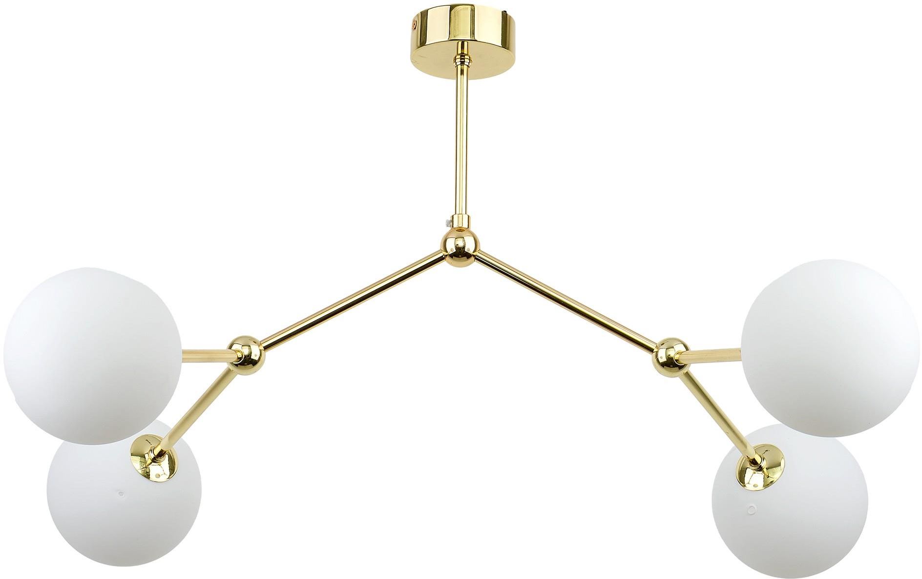 TK Lighting Fairy mennyezeti lámpa 4x6 W fehér-arany 6470