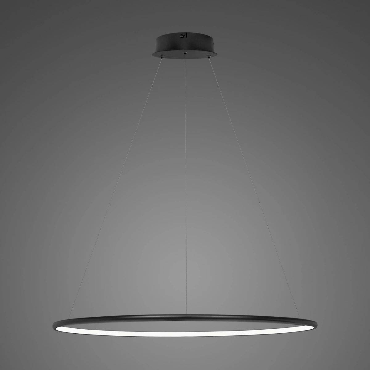 Altavola Design Ledowe Okręgi függőlámpa 1x43 W fekete LA073/P_80_in_3k_43W_black