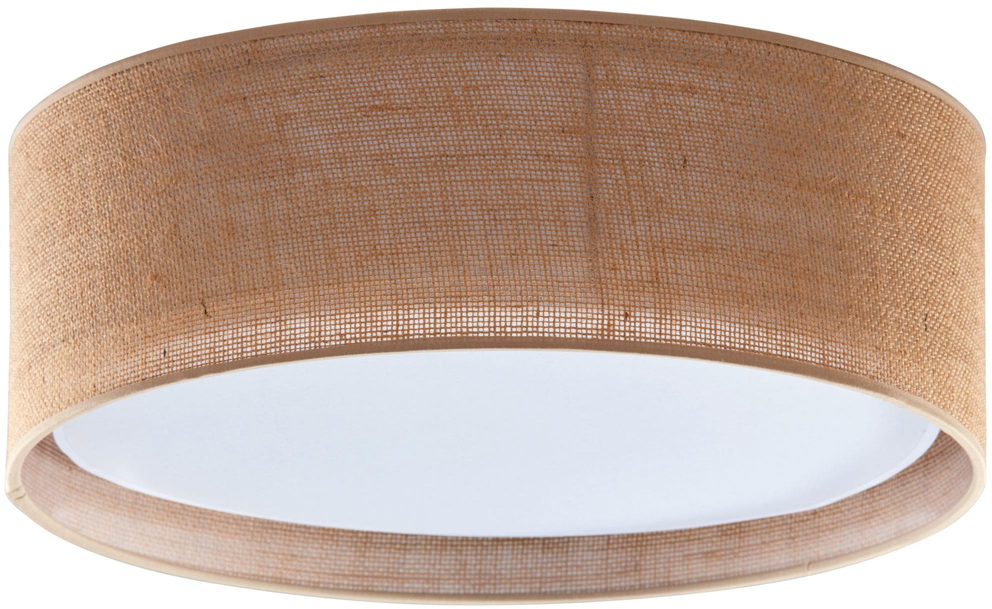 TK Lighting Juta mennyezet 4x15 W fehér-barna 6584