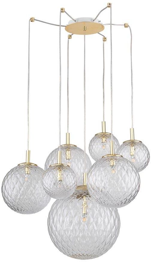 TK Lighting Cadix függőlámpa több mint 6x6 W arany 4608