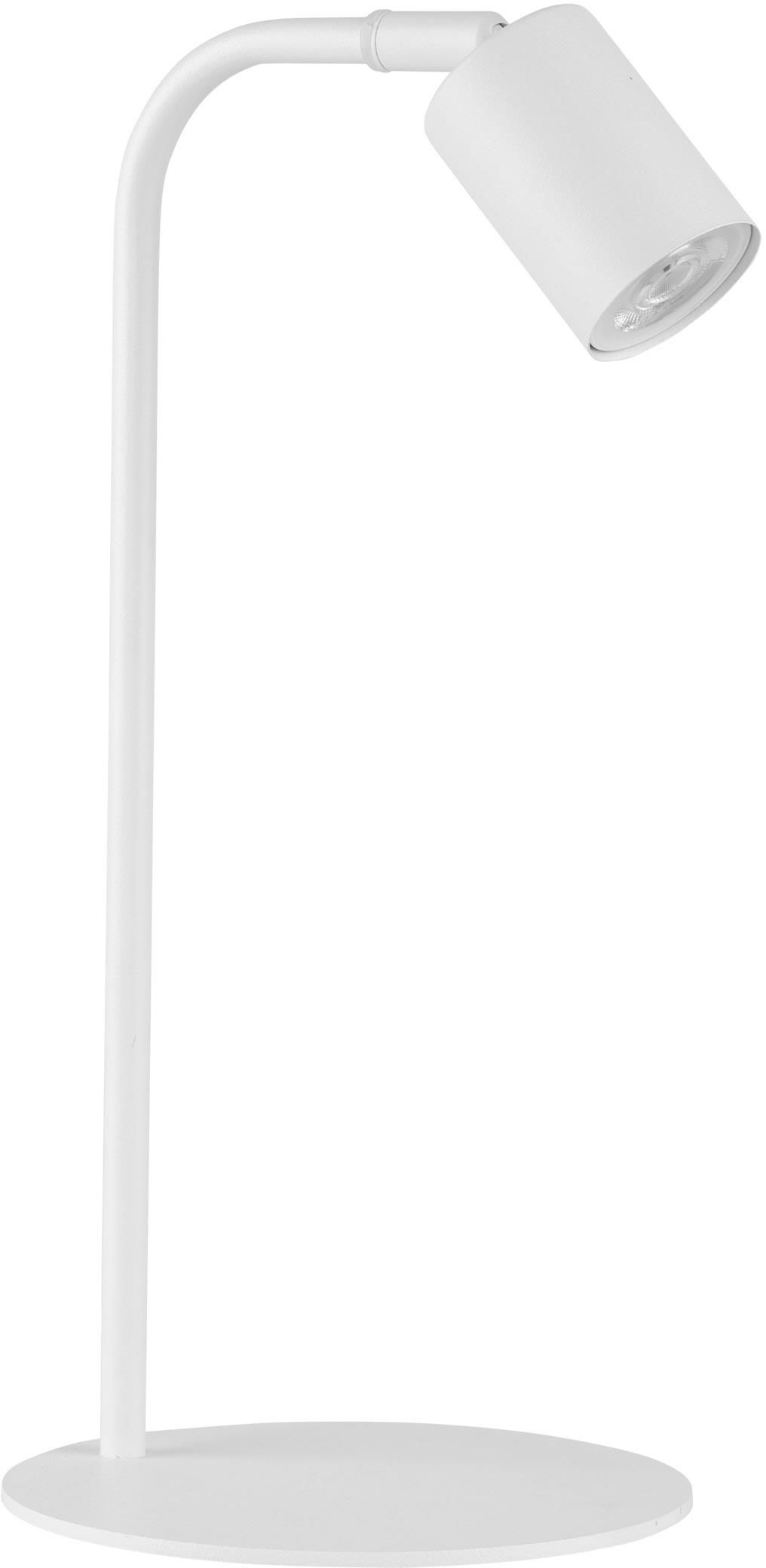 TK Lighting Logan asztali lámpa 1x10 W fehér 5490