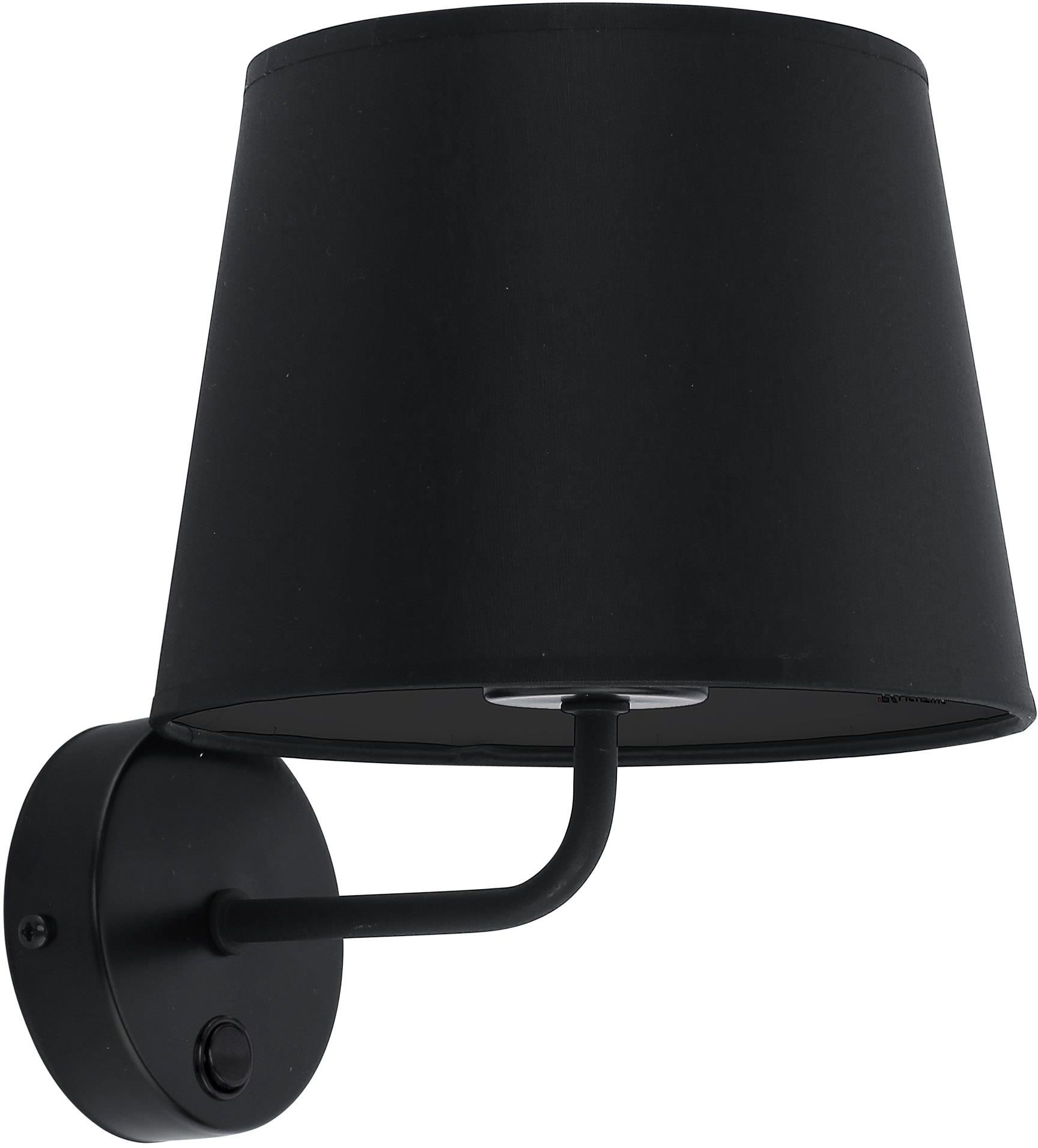 TK Lighting Maja oldalfali lámpa 1x15 W fekete 1884