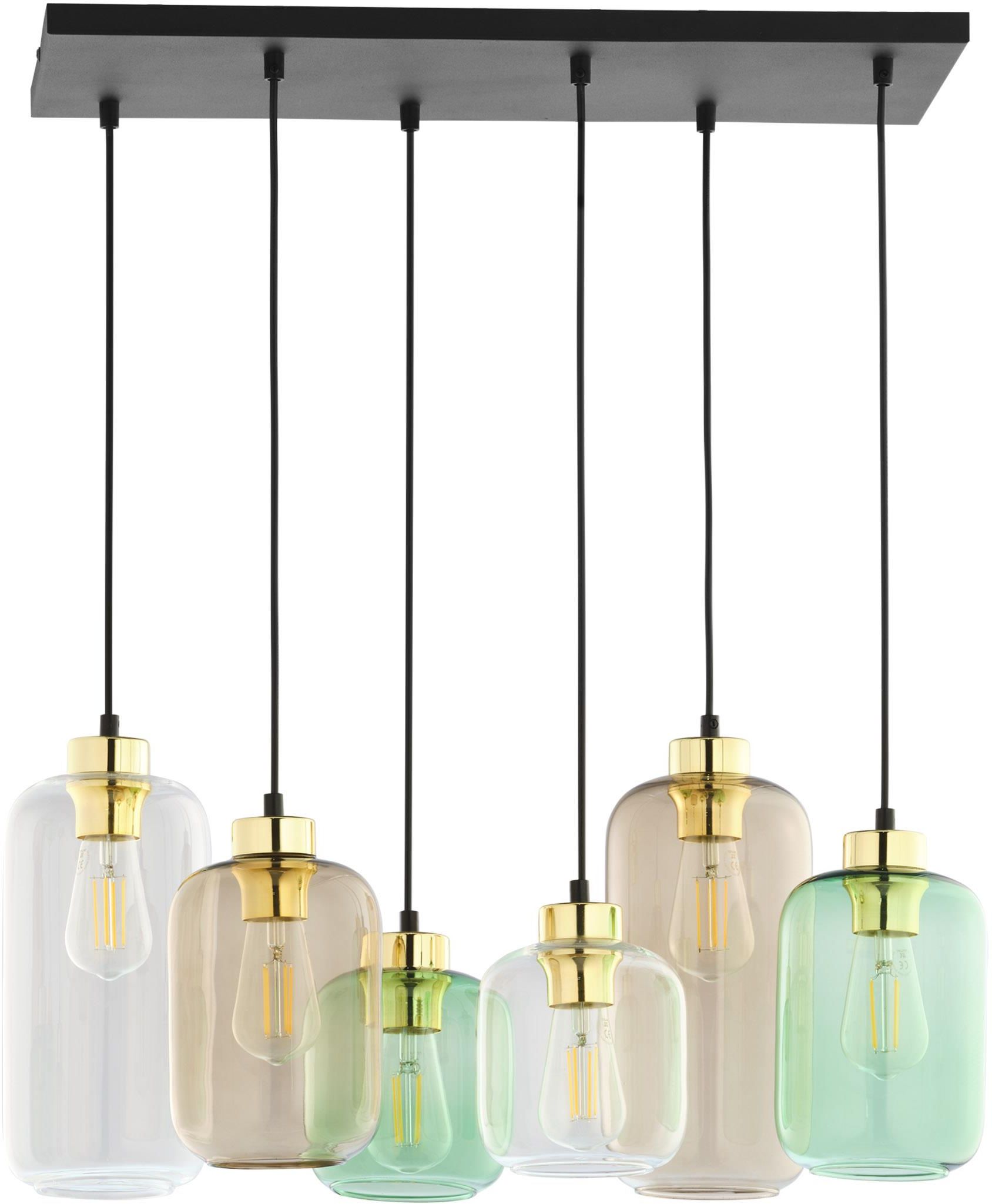 TK Lighting Marco függőlámpa 6x15 W fekete 3328