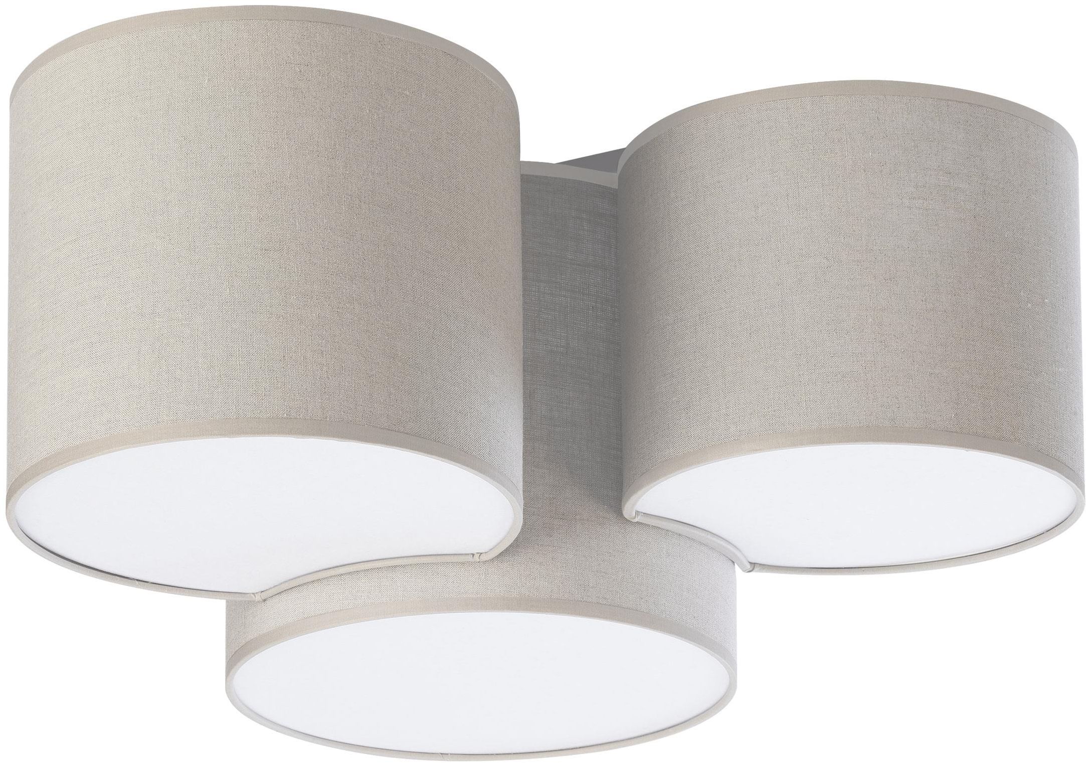 TK Lighting Mona mennyezet 3x15 W bézs 6591