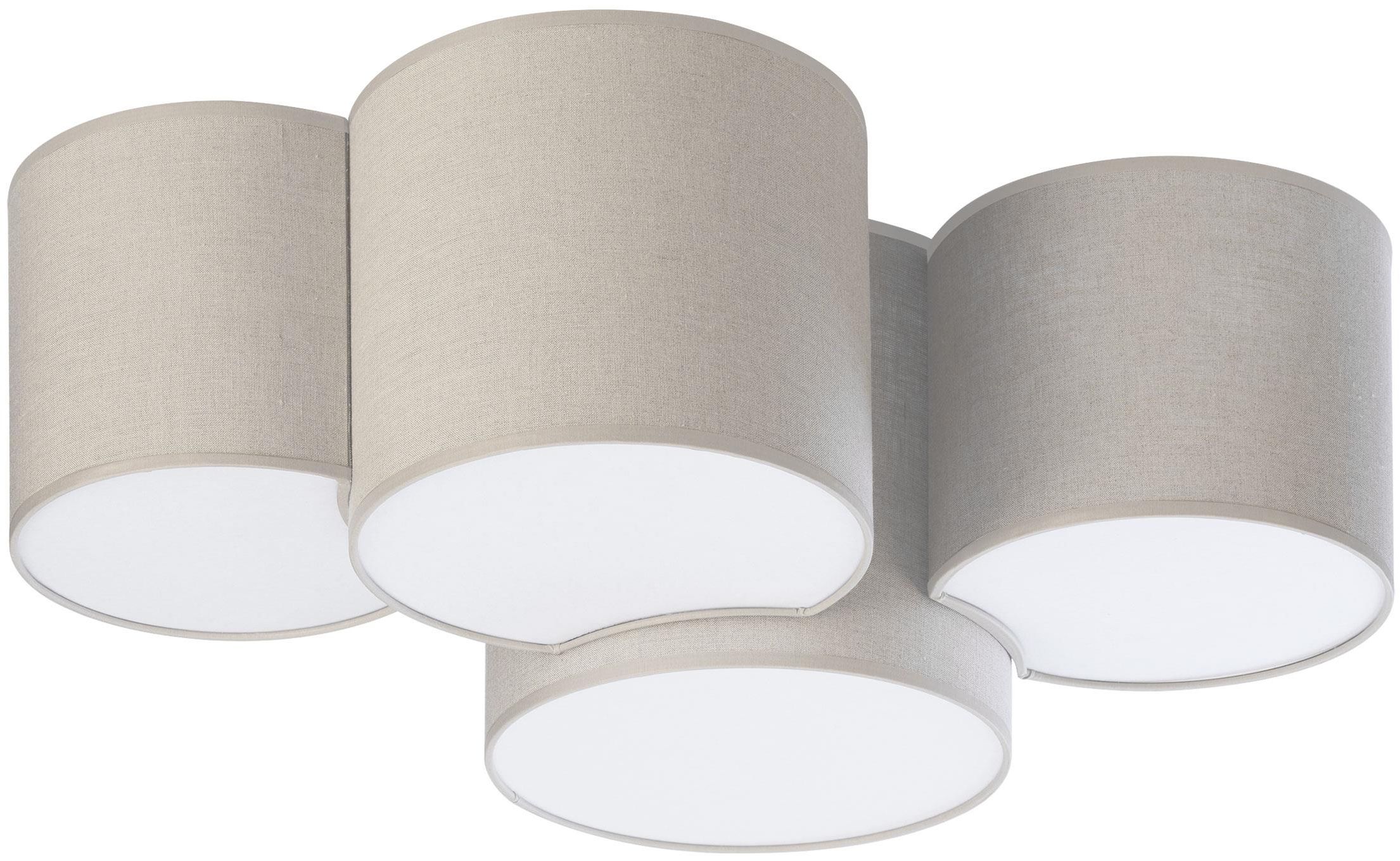 TK Lighting Mona mennyezet 4x15 W bézs 6592