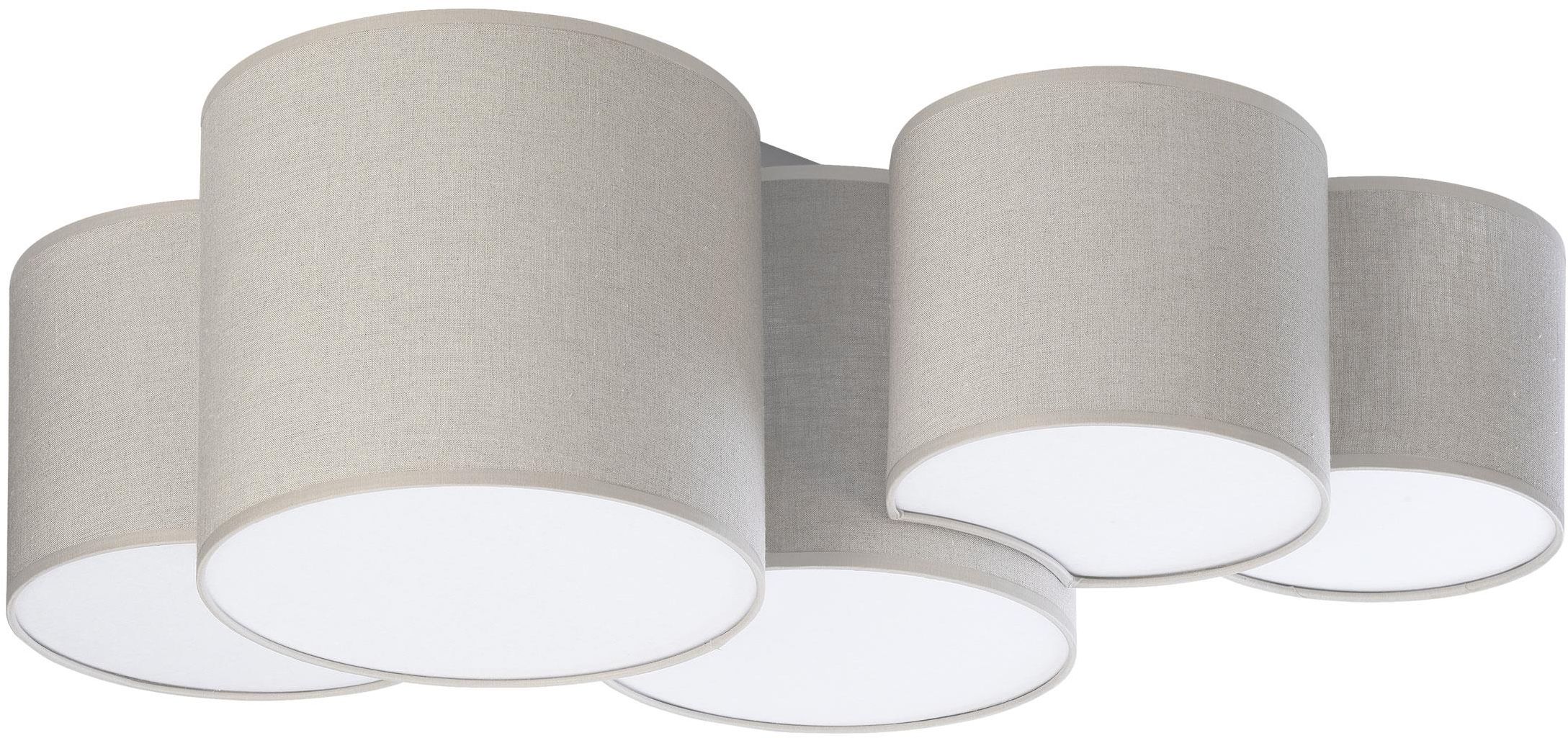 TK Lighting Mona mennyezet 5x15 W bézs 6593